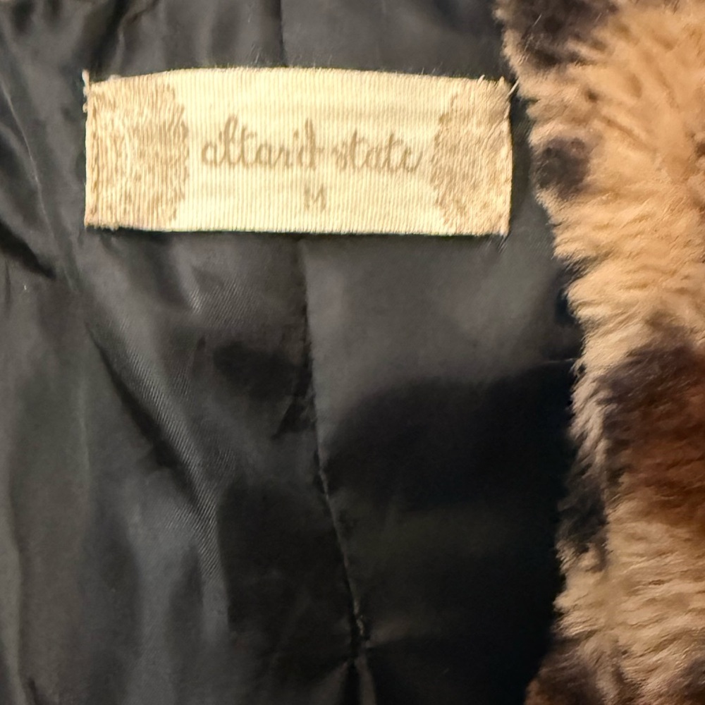 Alter’d State Animal print coat Size Medium - Picture 10 of 11